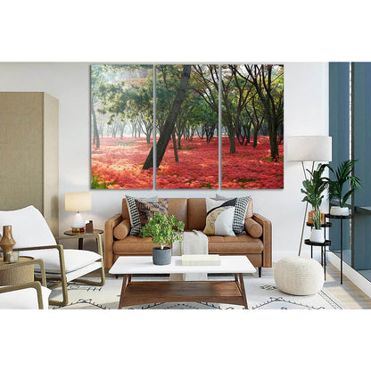 Trees Among Flowers In Park №SL724 Ready to Hang Canvas PrintCanvas art arrives ready to hang, with hanging accessories included and no additional framing required. Every canvas print is hand-crafted, made on-demand at our workshop and expertly stretched