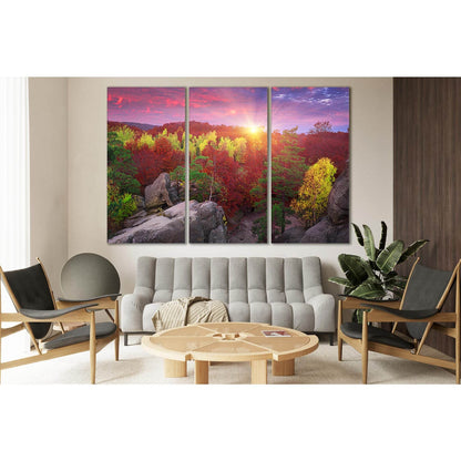 Autumn Trees At Sunrise №SL281 Ready to Hang Canvas PrintCanvas art arrives ready to hang, with hanging accessories included and no additional framing required. Every canvas print is hand-crafted, made on-demand at our workshop and expertly stretched arou