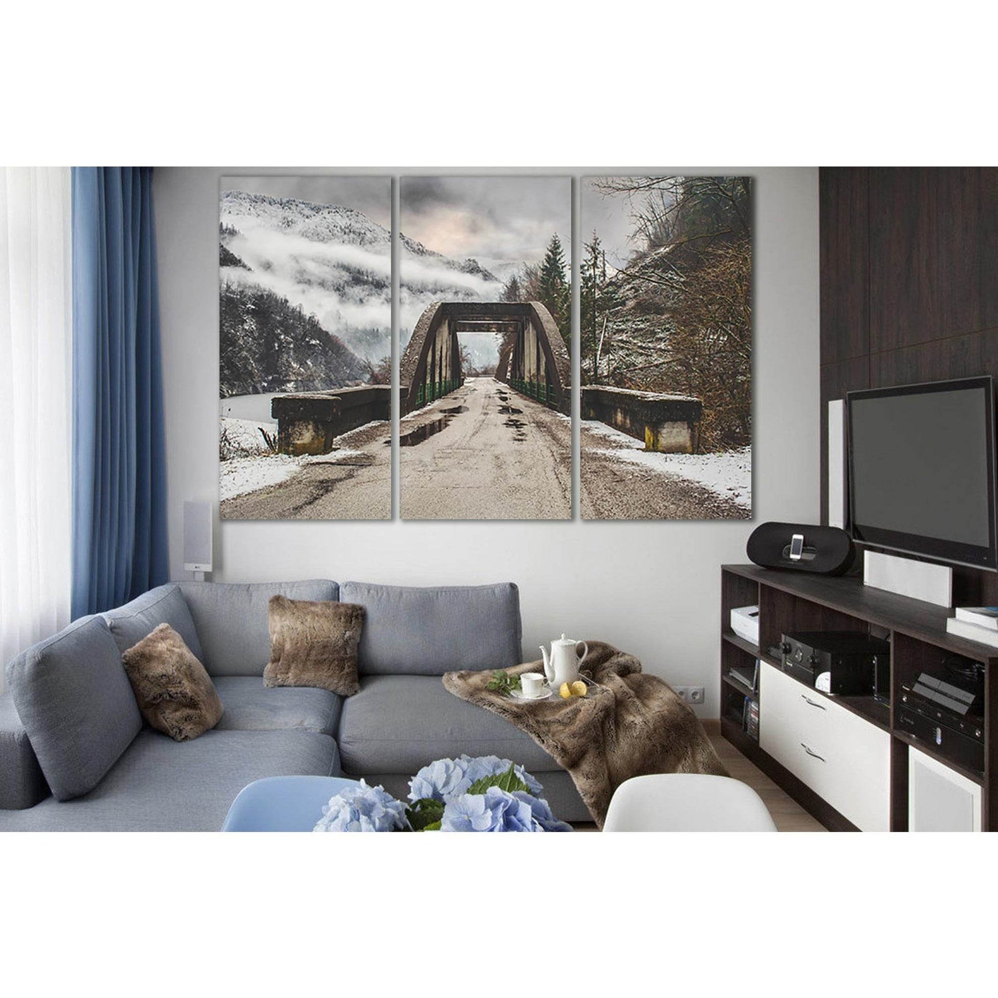 Bridge In The Mountains №SL1115 Ready to Hang Canvas PrintCanvas art arrives ready to hang, with hanging accessories included and no additional framing required. Every canvas print is hand-crafted, made on-demand at our workshop and expertly stretched aro