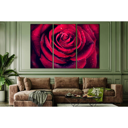 Red Rose Flower №SL705 Ready to Hang Canvas PrintCanvas art arrives ready to hang, with hanging accessories included and no additional framing required. Every canvas print is hand-crafted, made on-demand at our workshop and expertly stretched around 100%