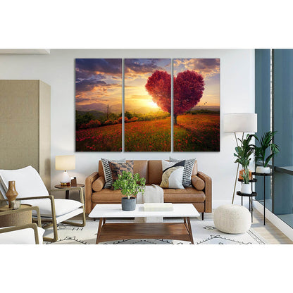 Love Tree Beautiful Sunset №SL233 Ready to Hang Canvas PrintCanvas art arrives ready to hang, with hanging accessories included and no additional framing required. Every canvas print is hand-crafted, made on-demand at our workshop and expertly stretched a