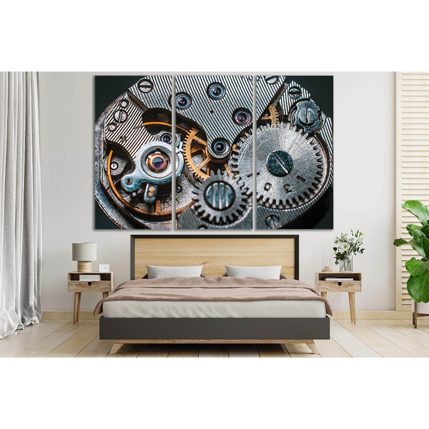 Clock Mechanism Close Up №SL792 Ready to Hang Canvas PrintCanvas art arrives ready to hang, with hanging accessories included and no additional framing required. Every canvas print is hand-crafted, made on-demand at our workshop and expertly stretched aro