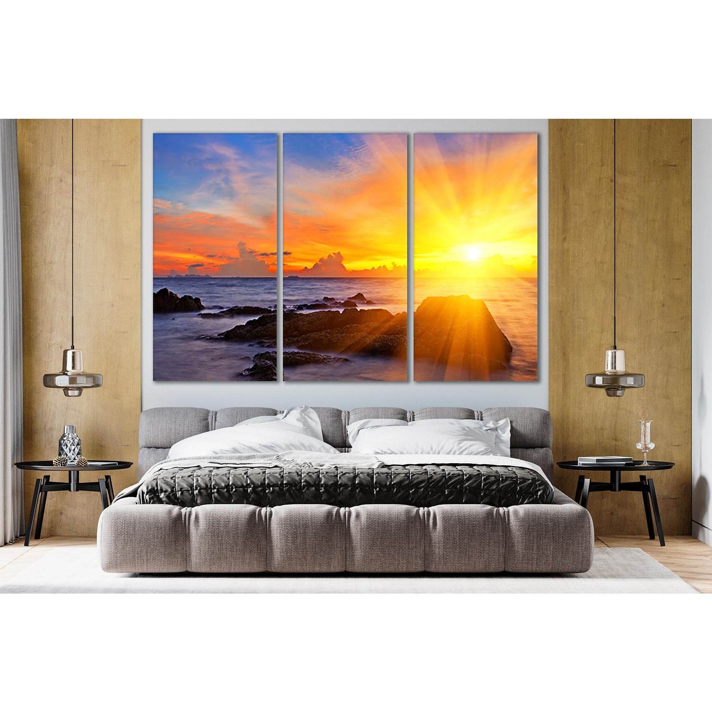 Morning Sunrise At The Sea №SL246 Ready to Hang Canvas PrintCanvas art arrives ready to hang, with hanging accessories included and no additional framing required. Every canvas print is hand-crafted, made on-demand at our workshop and expertly stretched a