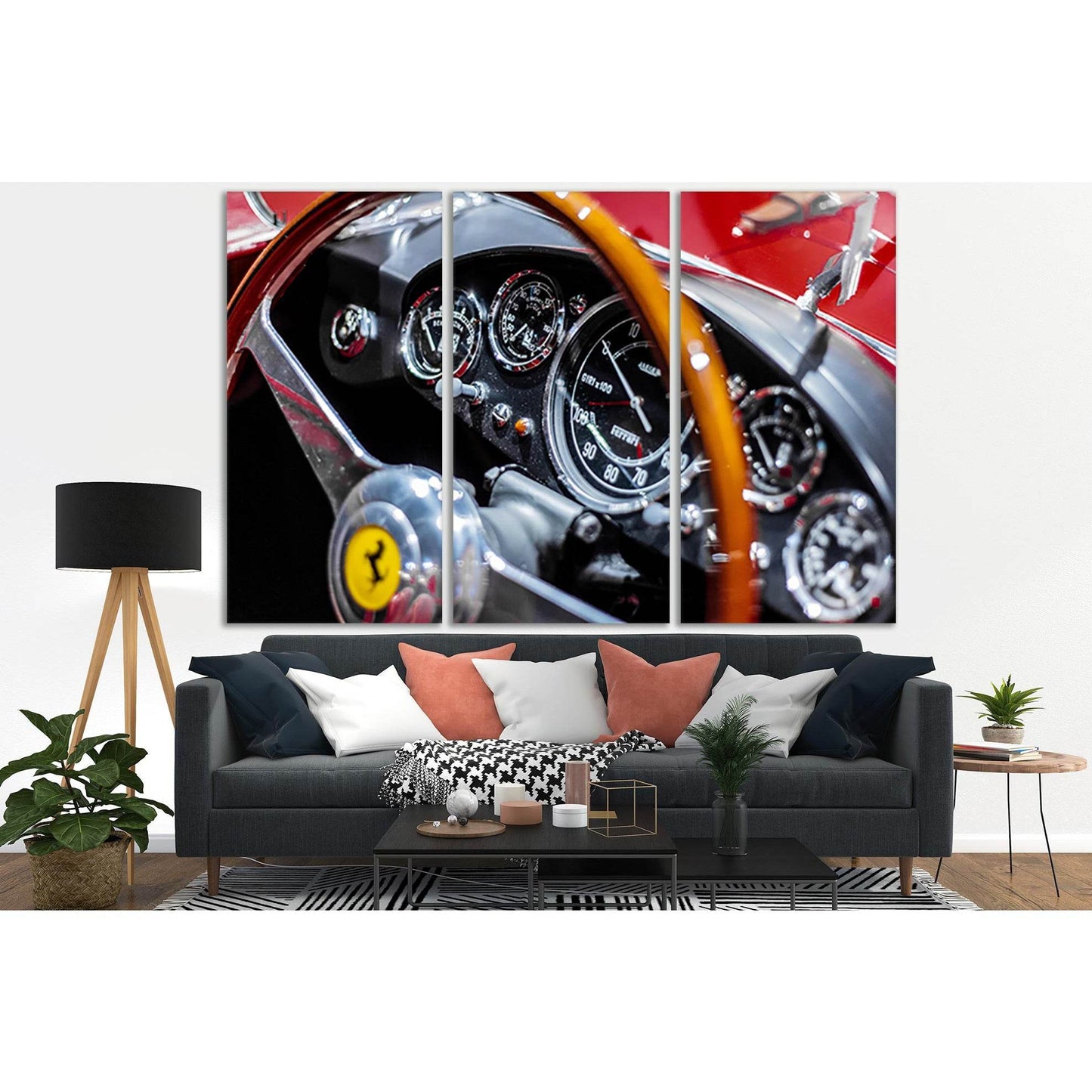 Old Vintage Sport Car №SL785 Ready to Hang Canvas PrintCanvas art arrives ready to hang, with hanging accessories included and no additional framing required. Every canvas print is hand-crafted, made on-demand at our workshop and expertly stretched around