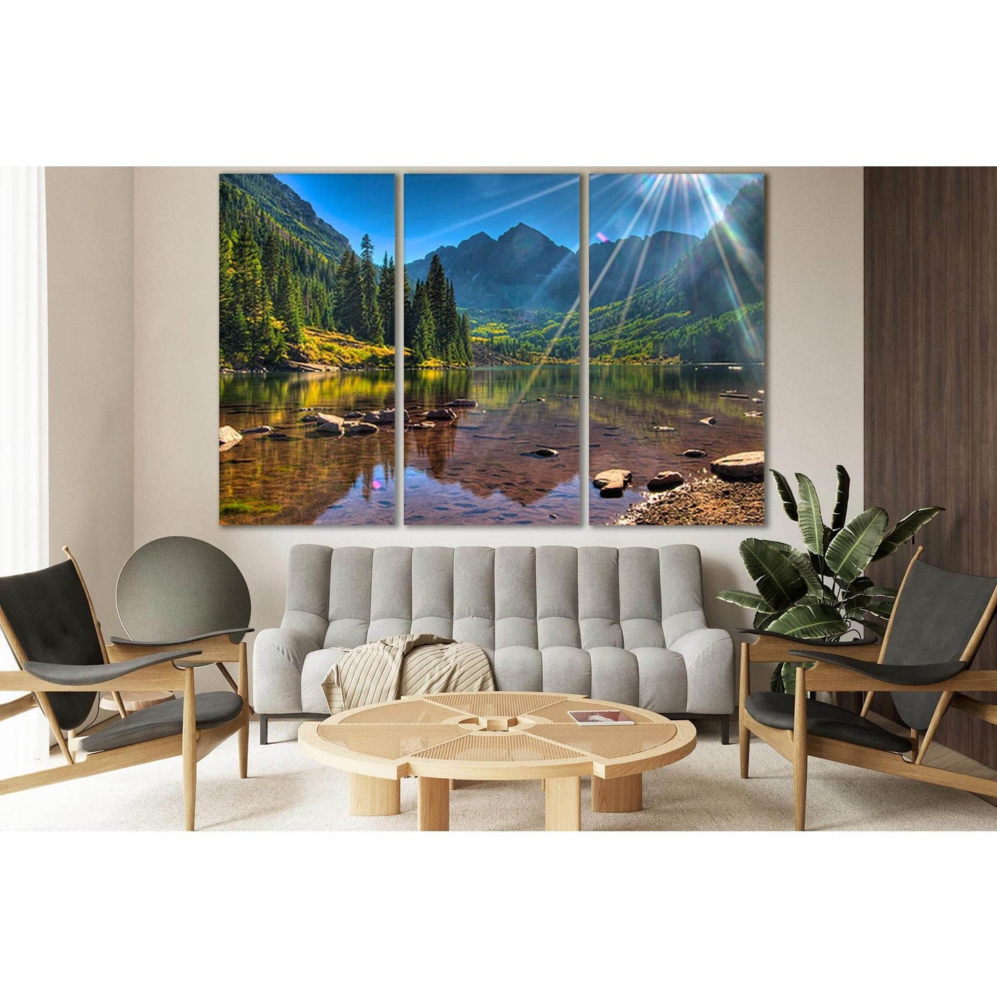 Beautiful Lake And Green Fir Trees №SL795 Ready to Hang Canvas PrintCanvas art arrives ready to hang, with hanging accessories included and no additional framing required. Every canvas print is hand-crafted, made on-demand at our workshop and expertly str