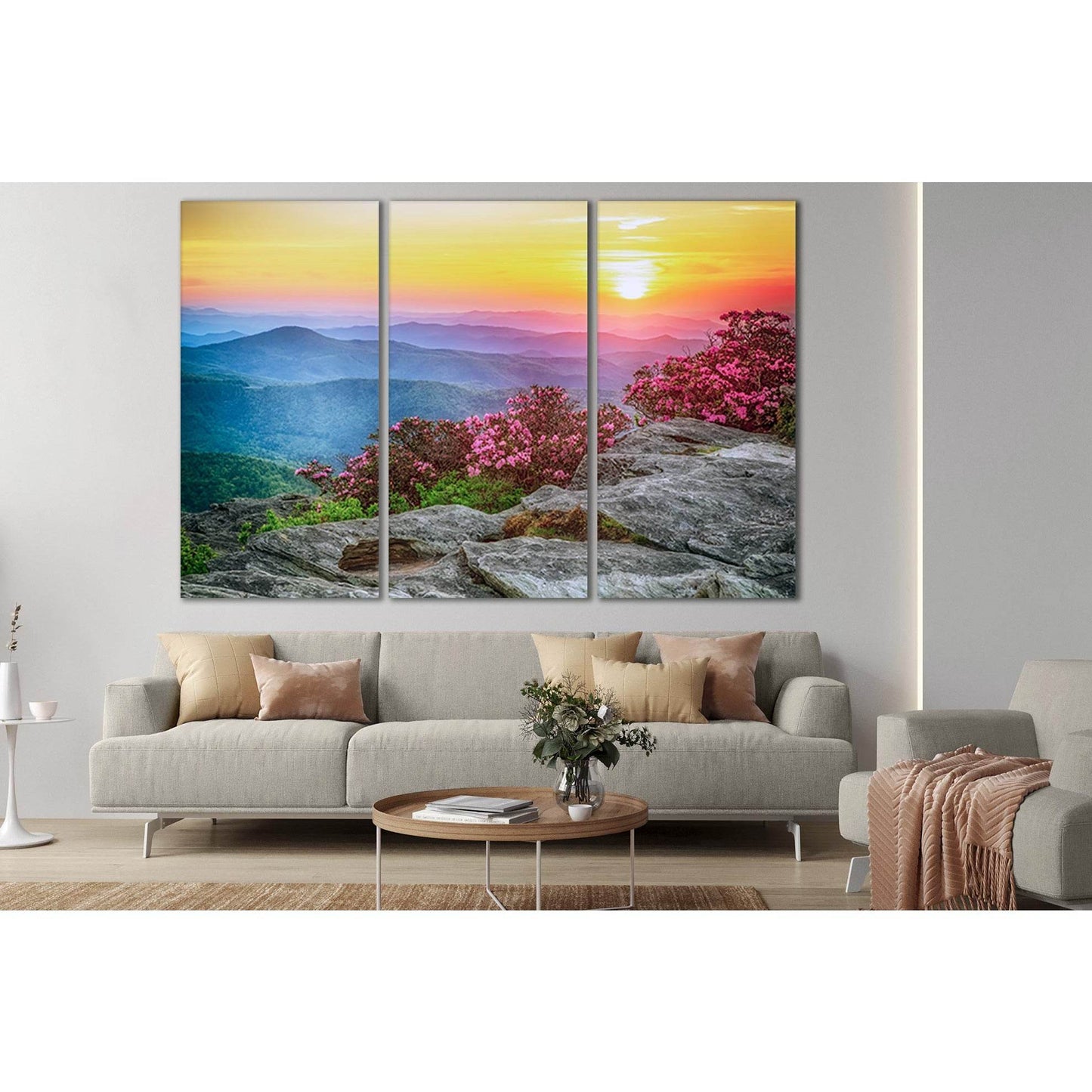 Beautiful Landscape Hills And Sunset №SL229 Ready to Hang Canvas PrintCanvas art arrives ready to hang, with hanging accessories included and no additional framing required. Every canvas print is hand-crafted, made on-demand at our workshop and expertly s