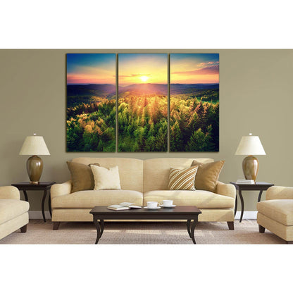 Beautiful Mountain Landscape At Sunset №SL293 Ready to Hang Canvas PrintCanvas art arrives ready to hang, with hanging accessories included and no additional framing required. Every canvas print is hand-crafted, made on-demand at our workshop and expertly