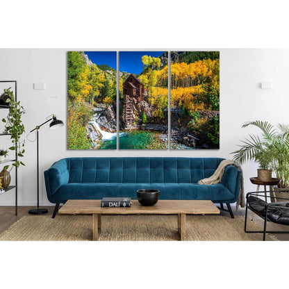 Crystal Mill Water Mill №SL633 Ready to Hang Canvas PrintCanvas art arrives ready to hang, with hanging accessories included and no additional framing required. Every canvas print is hand-crafted, made on-demand at our workshop and expertly stretched arou