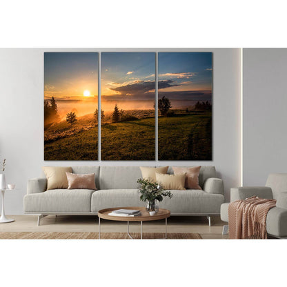 Field And Trees At Sunset №SL262 Ready to Hang Canvas PrintCanvas art arrives ready to hang, with hanging accessories included and no additional framing required. Every canvas print is hand-crafted, made on-demand at our workshop and expertly stretched ar