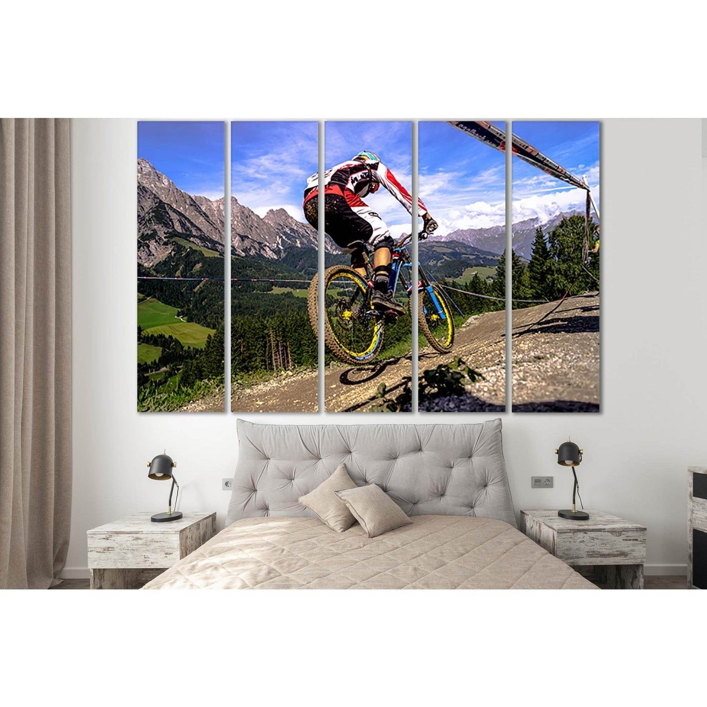 Bicycle In The Mountains №SL934 Ready to Hang Canvas PrintCanvas art arrives ready to hang, with hanging accessories included and no additional framing required. Every canvas print is hand-crafted, made on-demand at our workshop and expertly stretched aro