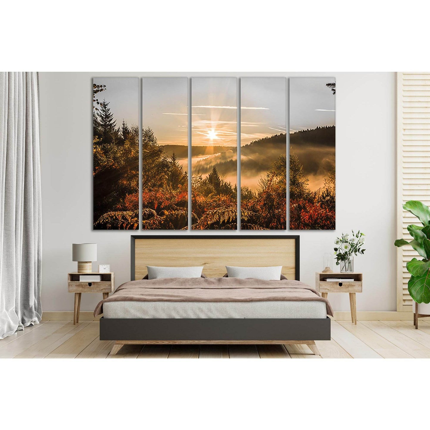 Sunrise Fog And Autumn Forest №SL269 Ready to Hang Canvas PrintCanvas art arrives ready to hang, with hanging accessories included and no additional framing required. Every canvas print is hand-crafted, made on-demand at our workshop and expertly stretche