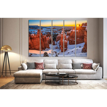 Bryce Canyon At Sunset №SL220 Ready to Hang Canvas PrintCanvas art arrives ready to hang, with hanging accessories included and no additional framing required. Every canvas print is hand-crafted, made on-demand at our workshop and expertly stretched aroun