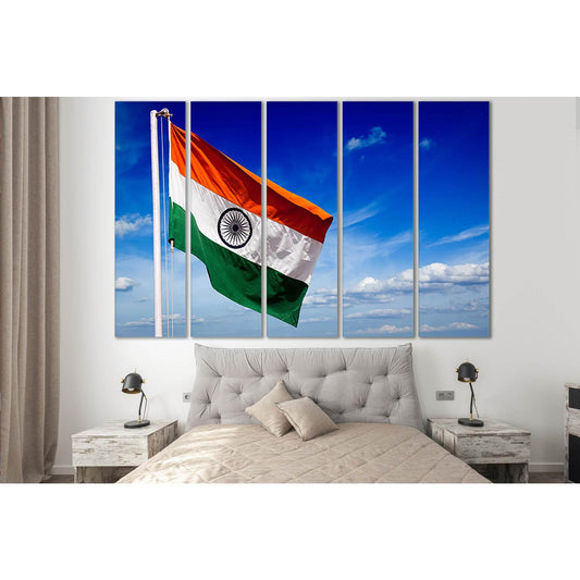 Flag Of India №SL1152 Ready to Hang Canvas PrintCanvas art arrives ready to hang, with hanging accessories included and no additional framing required. Every canvas print is hand-crafted, made on-demand at our workshop and expertly stretched around 100% N