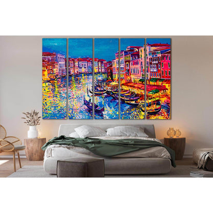 Gondolas And Colour Reflections №SL608 Ready to Hang Canvas PrintCanvas art arrives ready to hang, with hanging accessories included and no additional framing required. Every canvas print is hand-crafted, made on-demand at our workshop and expertly stretc