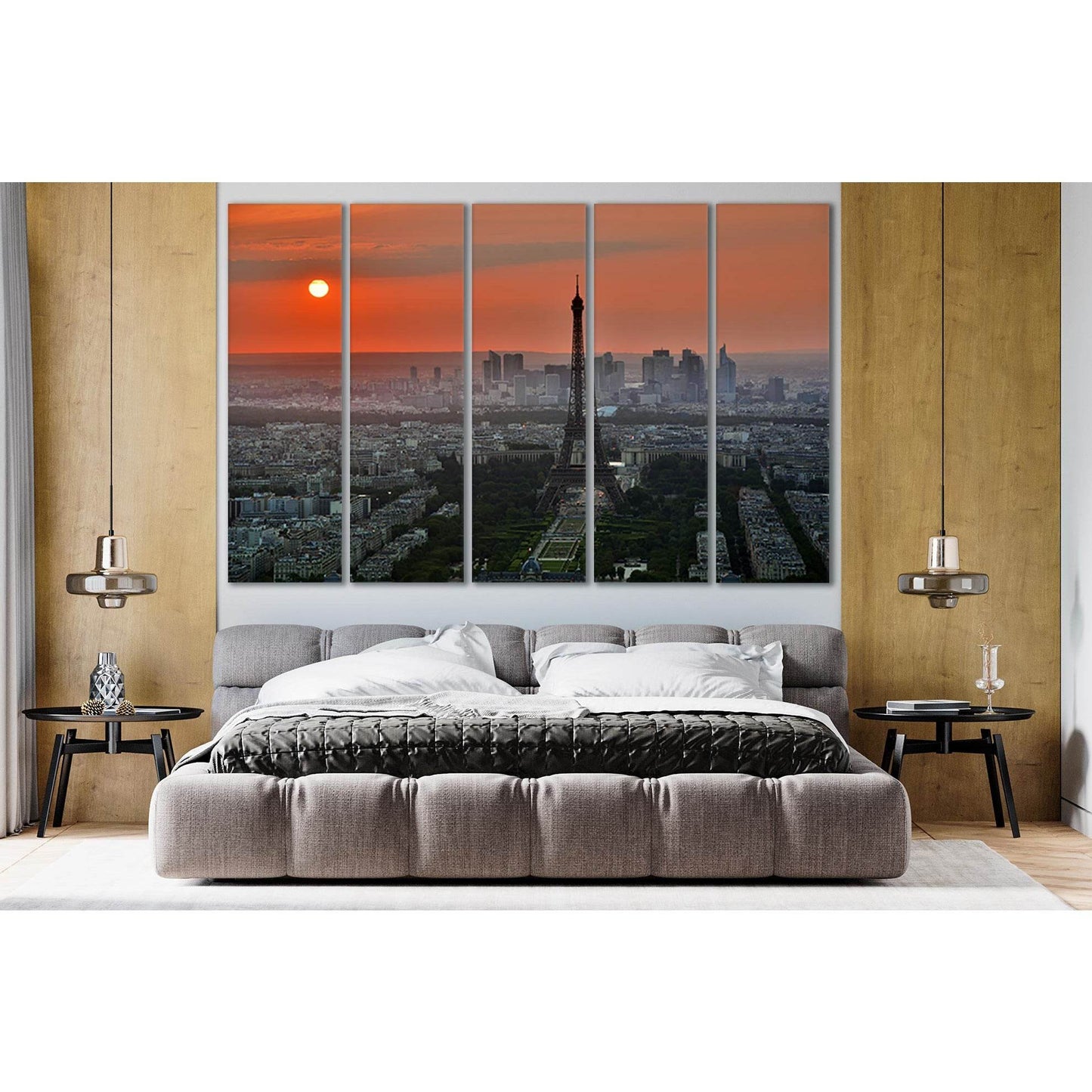 Evening Paris Sunset №SL223 Ready to Hang Canvas PrintCanvas art arrives ready to hang, with hanging accessories included and no additional framing required. Every canvas print is hand-crafted, made on-demand at our workshop and expertly stretched around