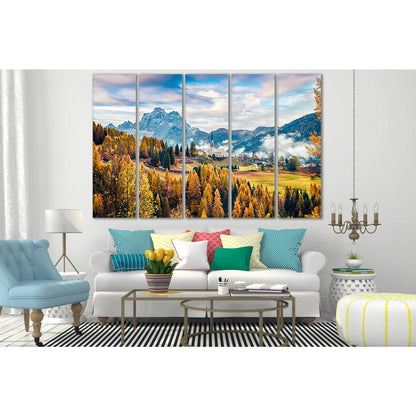 Autumn Church Parrocchia Di Selva Cadore №SL646 Ready to Hang Canvas PrintCanvas art arrives ready to hang, with hanging accessories included and no additional framing required. Every canvas print is hand-crafted, made on-demand at our workshop and expert