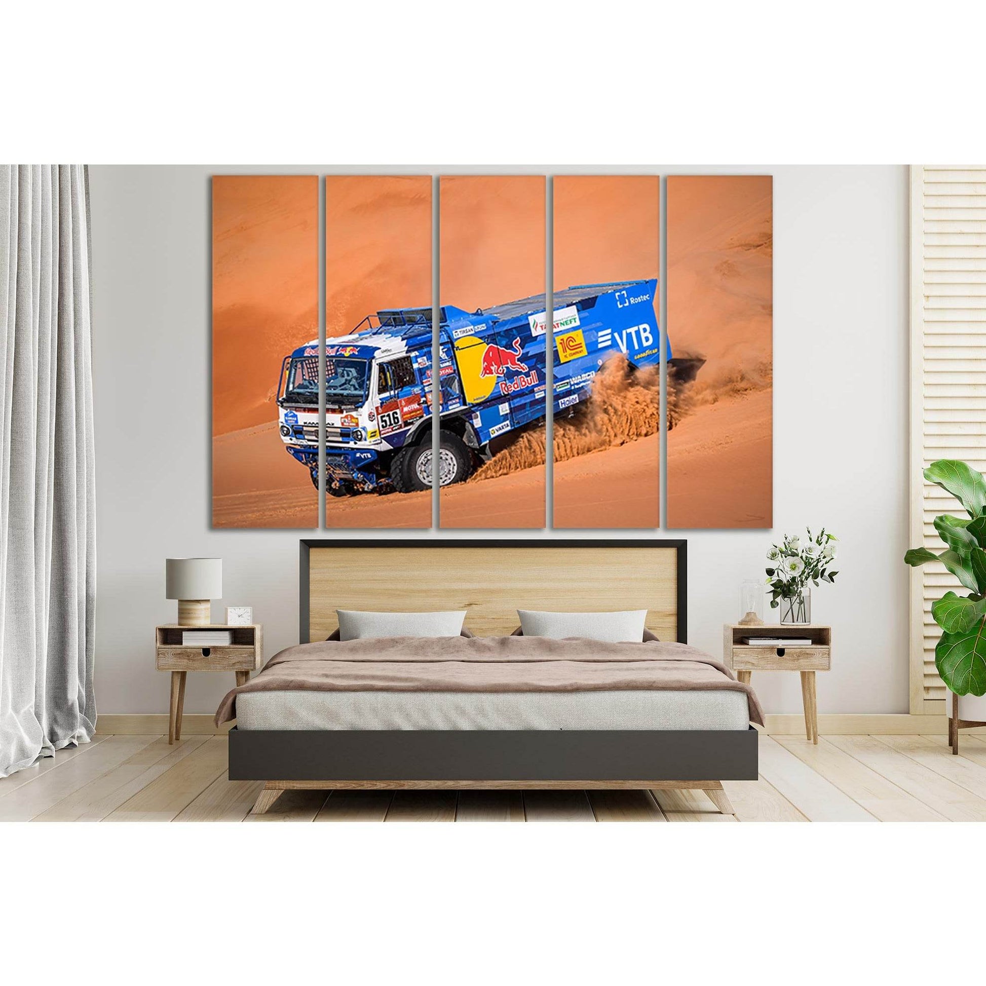 Kamaz In Desert Sand Rally №SL900 Ready to Hang Canvas PrintCanvas art arrives ready to hang, with hanging accessories included and no additional framing required. Every canvas print is hand-crafted, made on-demand at our workshop and expertly stretched a