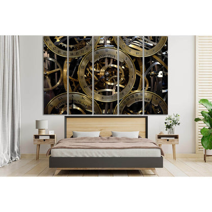 Clock Movement №SL787 Ready to Hang Canvas PrintCanvas art arrives ready to hang, with hanging accessories included and no additional framing required. Every canvas print is hand-crafted, made on-demand at our workshop and expertly stretched around 100% N