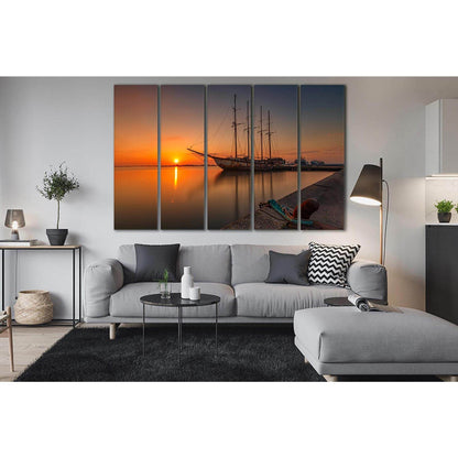 Old Ship At Sunset №SL213 Ready to Hang Canvas PrintCanvas art arrives ready to hang, with hanging accessories included and no additional framing required. Every canvas print is hand-crafted, made on-demand at our workshop and expertly stretched around 10