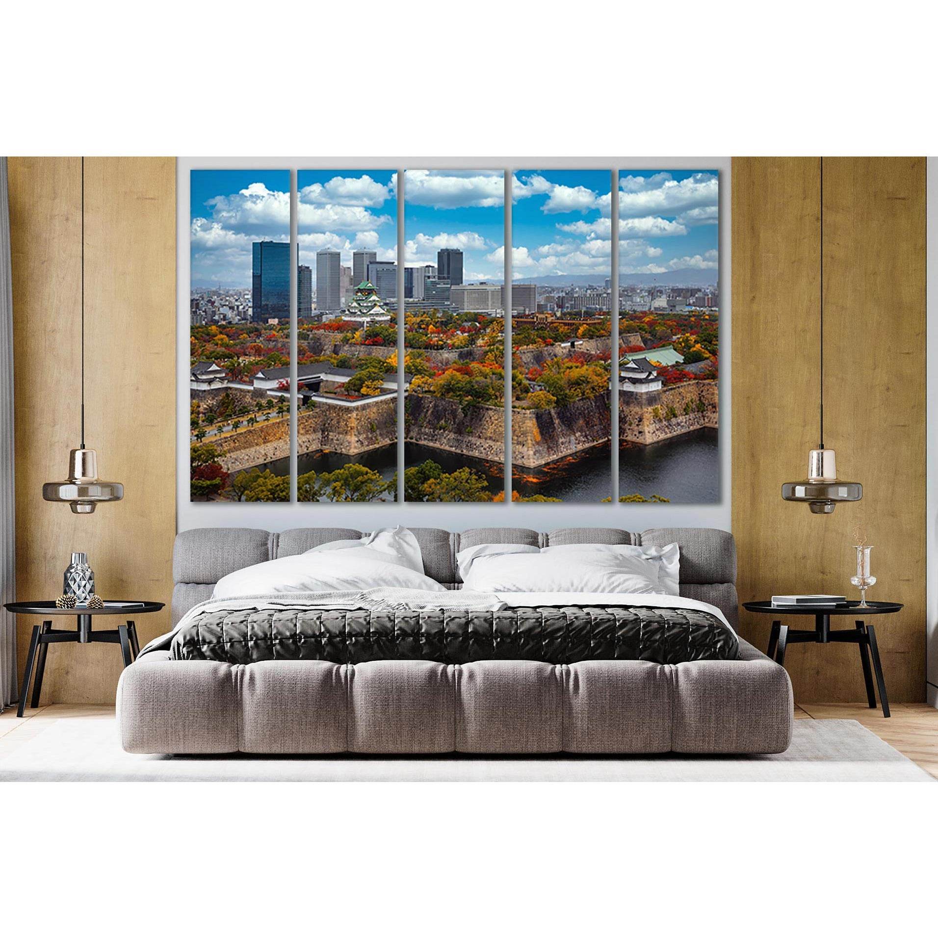 Japan Autumn Osaka Castle Park №SL635 Ready to Hang Canvas PrintCanvas art arrives ready to hang, with hanging accessories included and no additional framing required. Every canvas print is hand-crafted, made on-demand at our workshop and expertly stretch