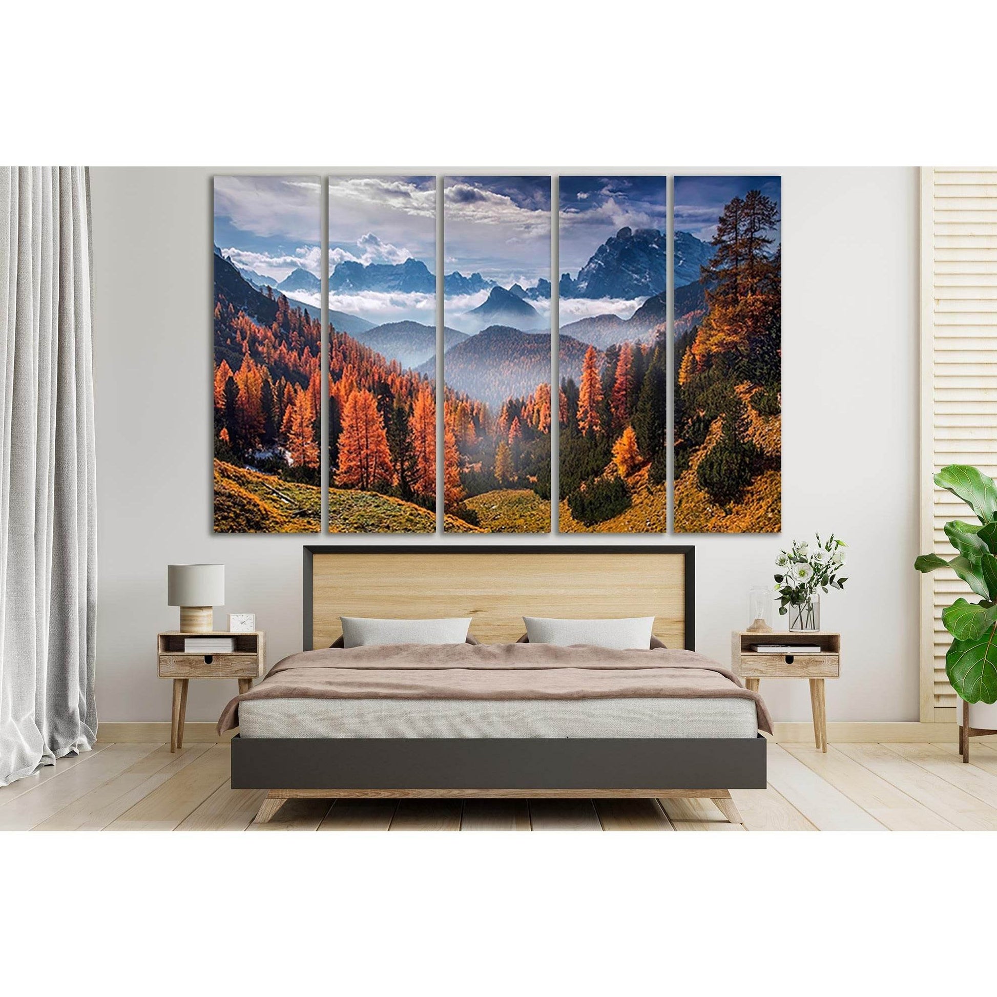 Beautiful Autumn Mountainous Landform №SL623 Ready to Hang Canvas PrintCanvas art arrives ready to hang, with hanging accessories included and no additional framing required. Every canvas print is hand-crafted, made on-demand at our workshop and expertly