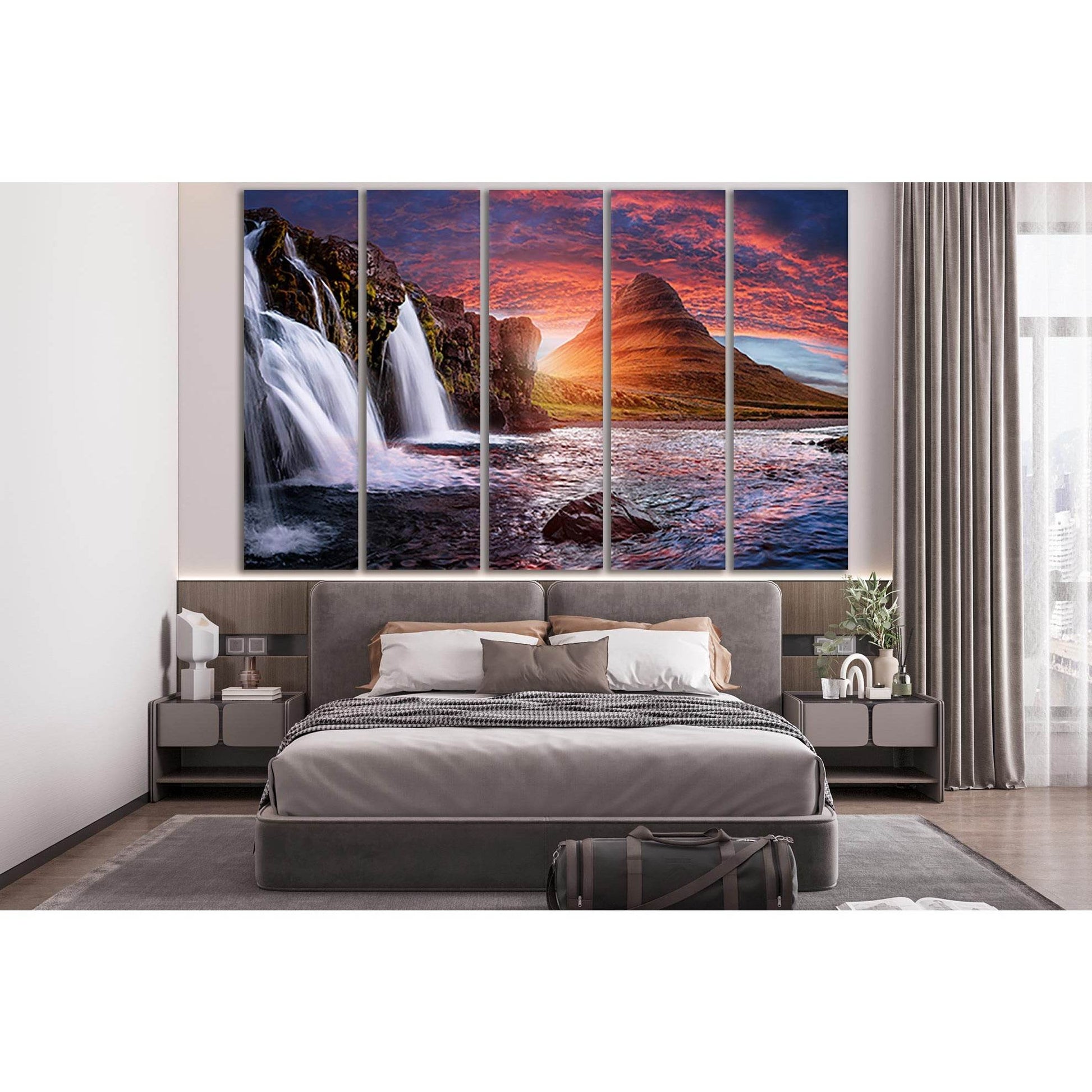 Kirkjufell Waterfalls And Dramatic Sky №SL482 Ready to Hang Canvas PrintCanvas art arrives ready to hang, with hanging accessories included and no additional framing required. Every canvas print is hand-crafted, made on-demand at our workshop and expertly