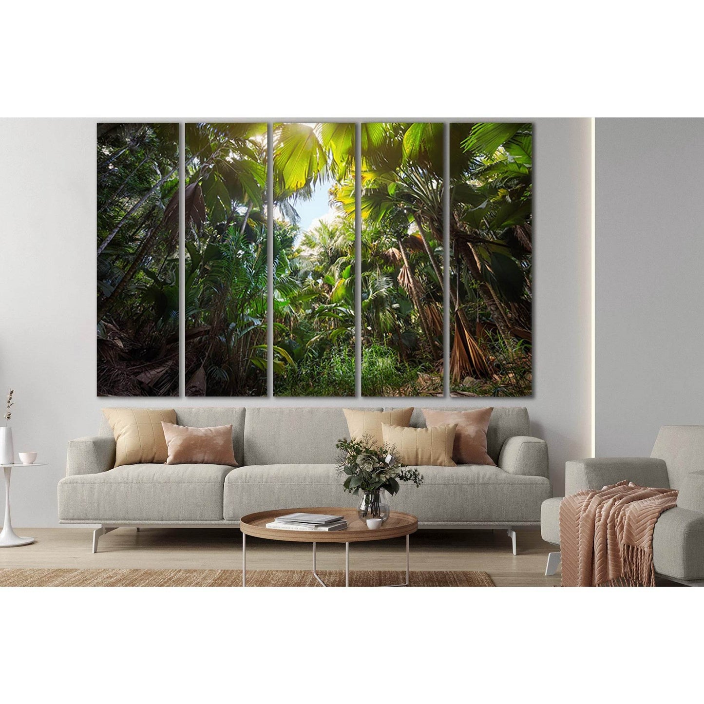 Green Jungle №SL826 Ready to Hang Canvas PrintCanvas art arrives ready to hang, with hanging accessories included and no additional framing required. Every canvas print is hand-crafted, made on-demand at our workshop and expertly stretched around 100% Nor