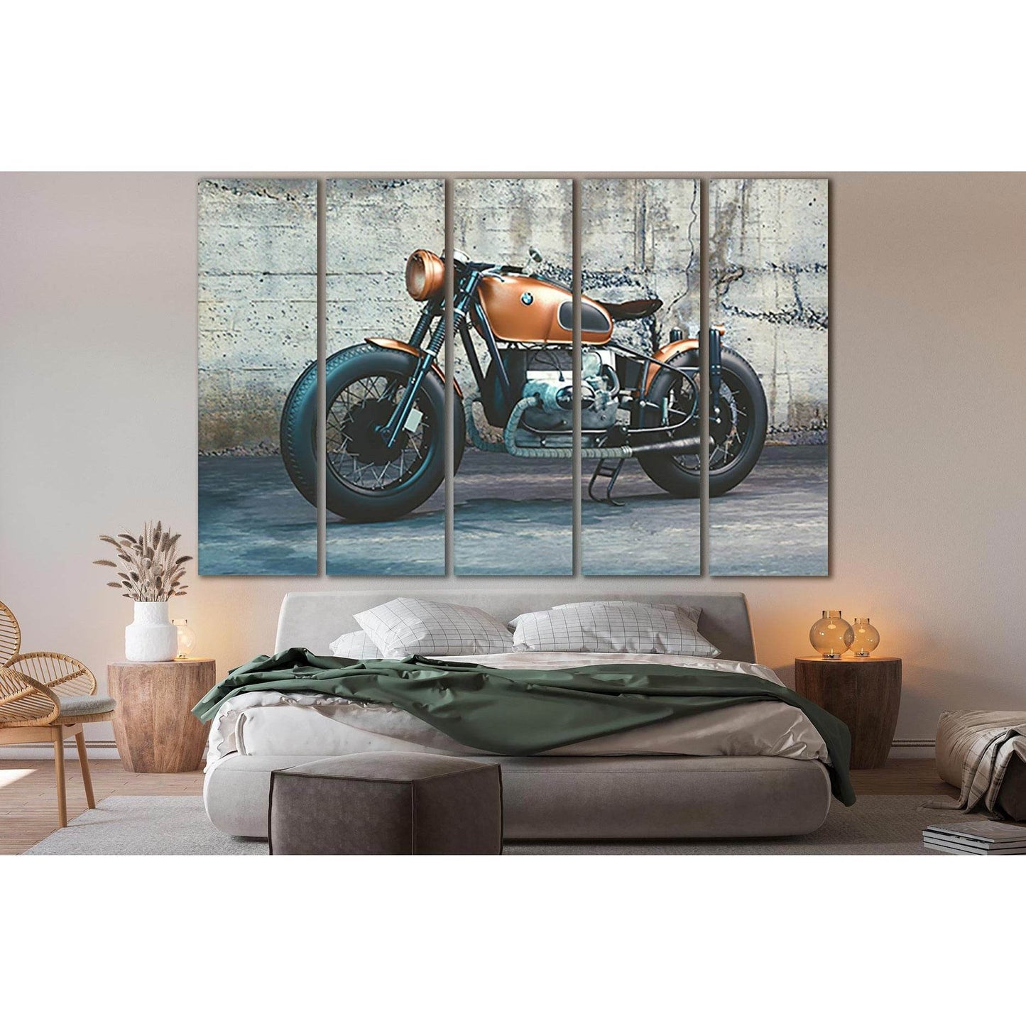 BMW Motorcycle №SL788 Ready to Hang Canvas PrintCanvas art arrives ready to hang, with hanging accessories included and no additional framing required. Every canvas print is hand-crafted, made on-demand at our workshop and expertly stretched around 100% N