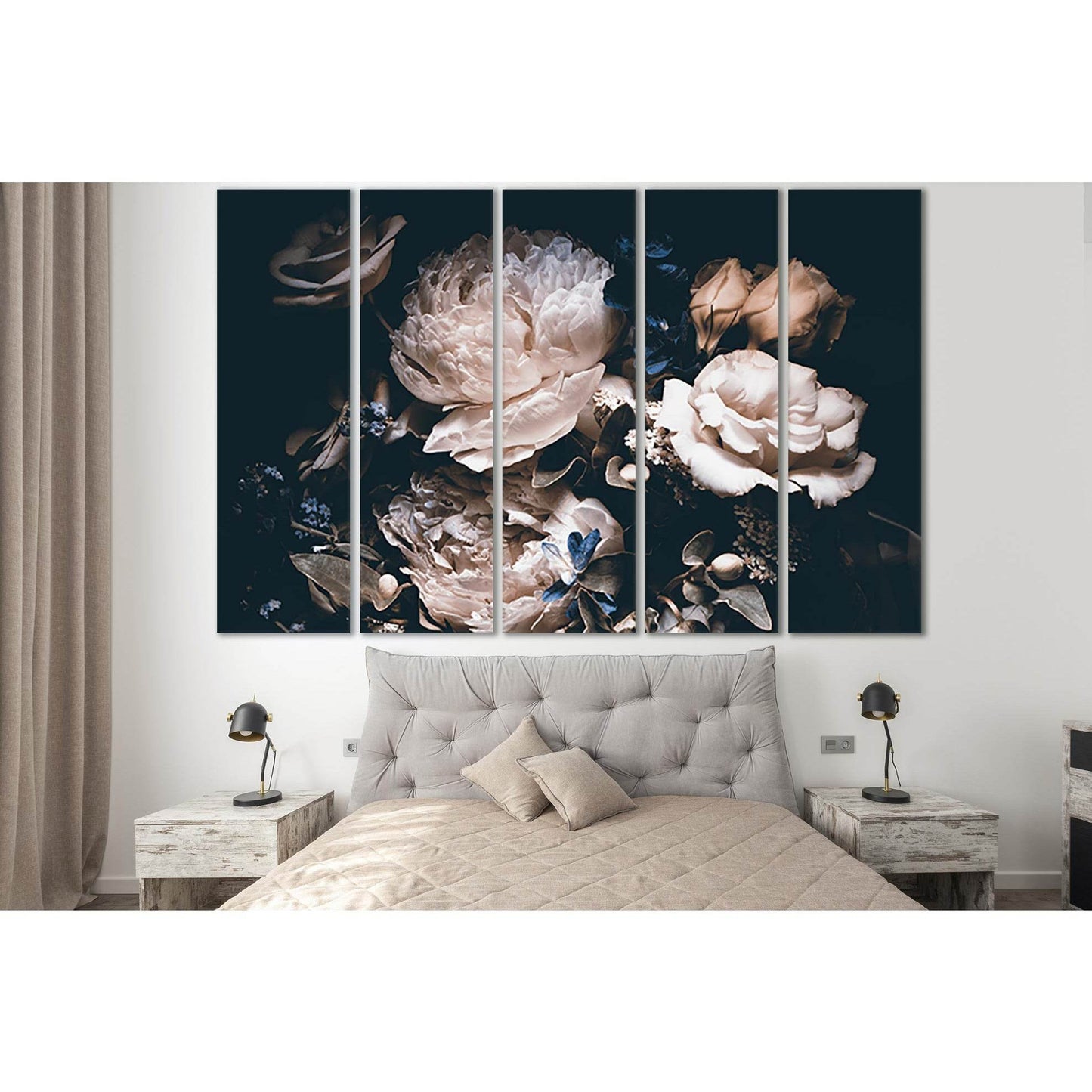 Pink Peonies Bouquet №SL666 Ready to Hang Canvas PrintCanvas art arrives ready to hang, with hanging accessories included and no additional framing required. Every canvas print is hand-crafted, made on-demand at our workshop and expertly stretched around