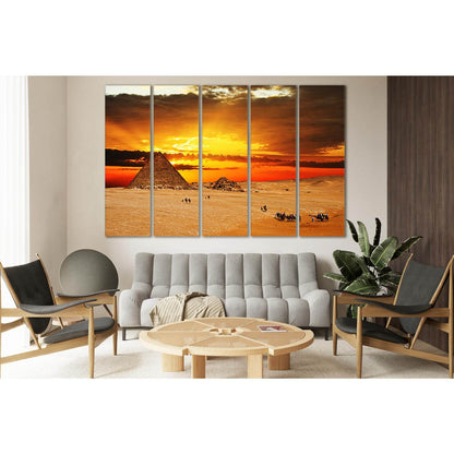 Desert Pyramid At Sunset №SL238 Ready to Hang Canvas PrintCanvas art arrives ready to hang, with hanging accessories included and no additional framing required. Every canvas print is hand-crafted, made on-demand at our workshop and expertly stretched aro