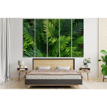 Green Fern Leaves №SL670 Ready to Hang Canvas PrintCanvas art arrives ready to hang, with hanging accessories included and no additional framing required. Every canvas print is hand-crafted, made on-demand at our workshop and expertly stretched around 100