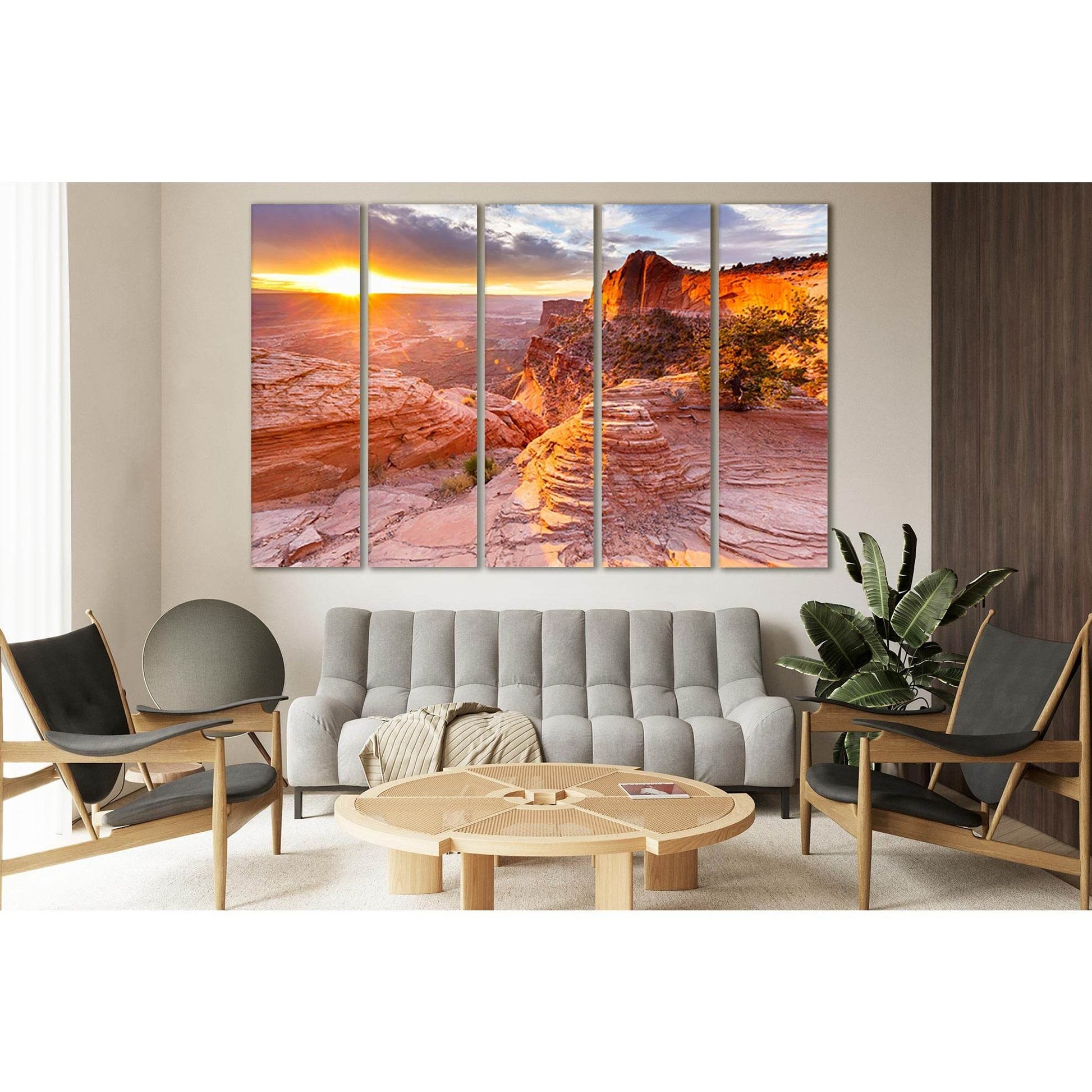 Canyon During Sunset №SL225 Ready to Hang Canvas PrintCanvas art arrives ready to hang, with hanging accessories included and no additional framing required. Every canvas print is hand-crafted, made on-demand at our workshop and expertly stretched around