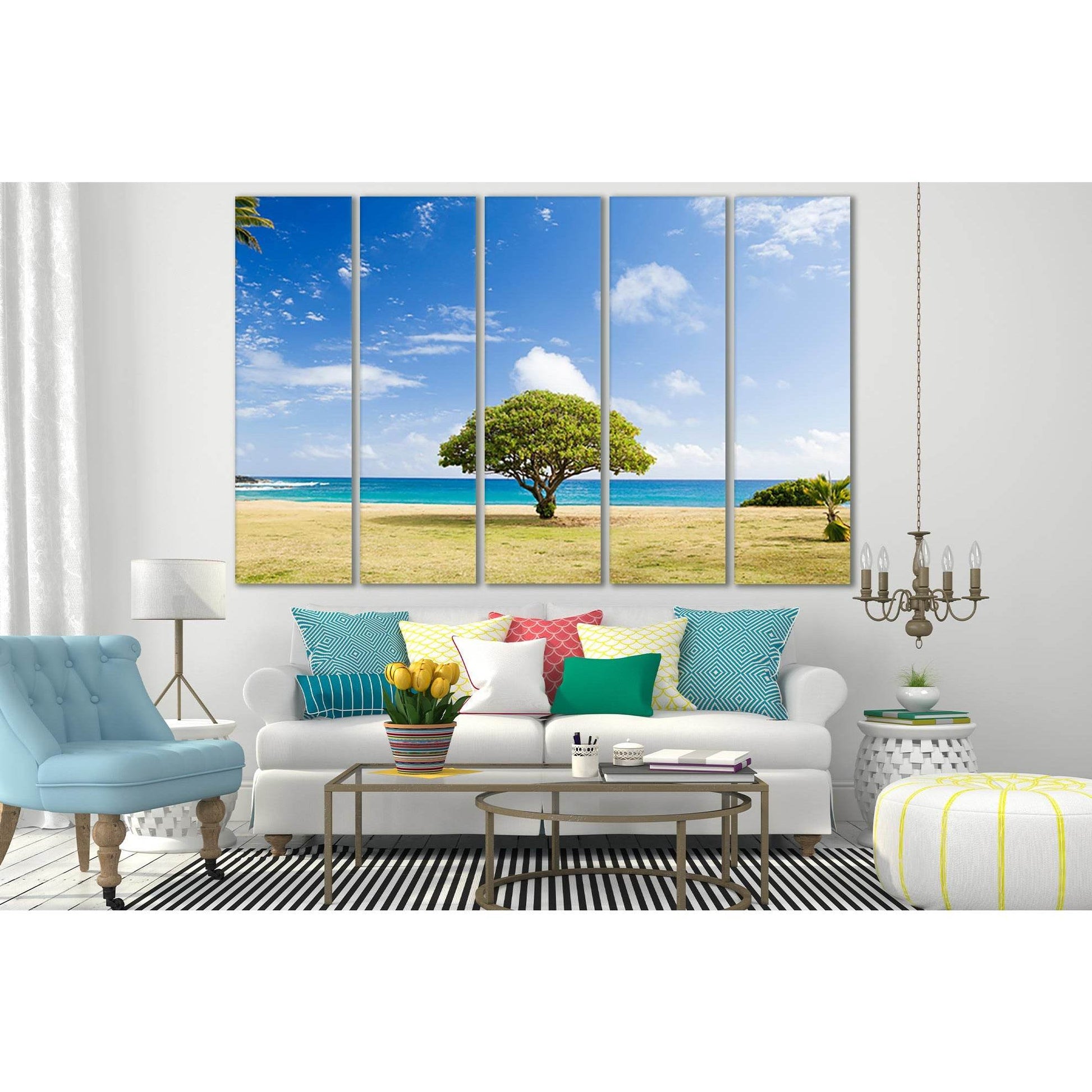 Green Tree On The Shore №SL516 Ready to Hang Canvas PrintCanvas art arrives ready to hang, with hanging accessories included and no additional framing required. Every canvas print is hand-crafted, made on-demand at our workshop and expertly stretched arou