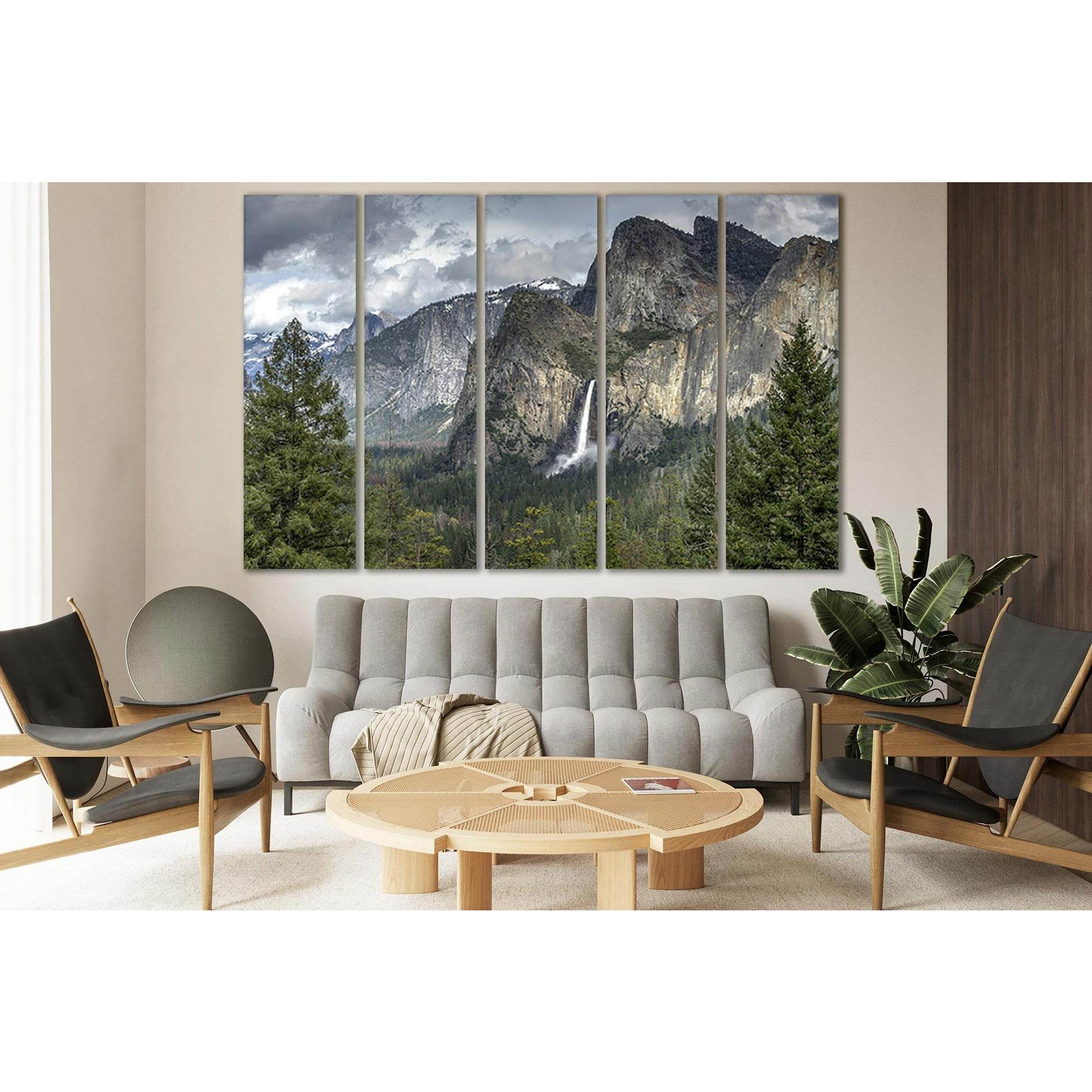 Beautiful Mountain Waterfall №SL443 Ready to Hang Canvas PrintCanvas art arrives ready to hang, with hanging accessories included and no additional framing required. Every canvas print is hand-crafted, made on-demand at our workshop and expertly stretched