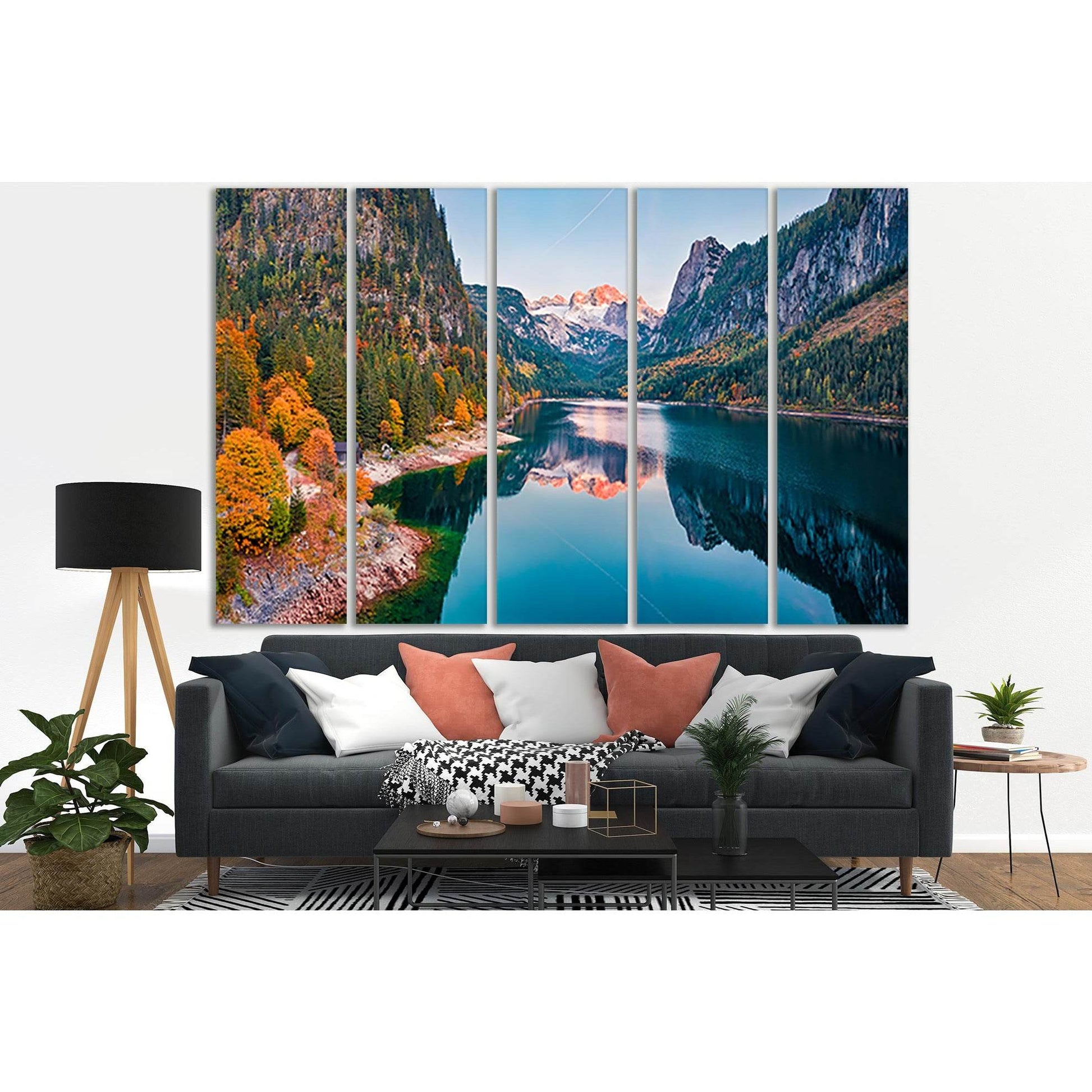 Autumn Austrian Alps №SL653 Ready to Hang Canvas PrintCanvas art arrives ready to hang, with hanging accessories included and no additional framing required. Every canvas print is hand-crafted, made on-demand at our workshop and expertly stretched around