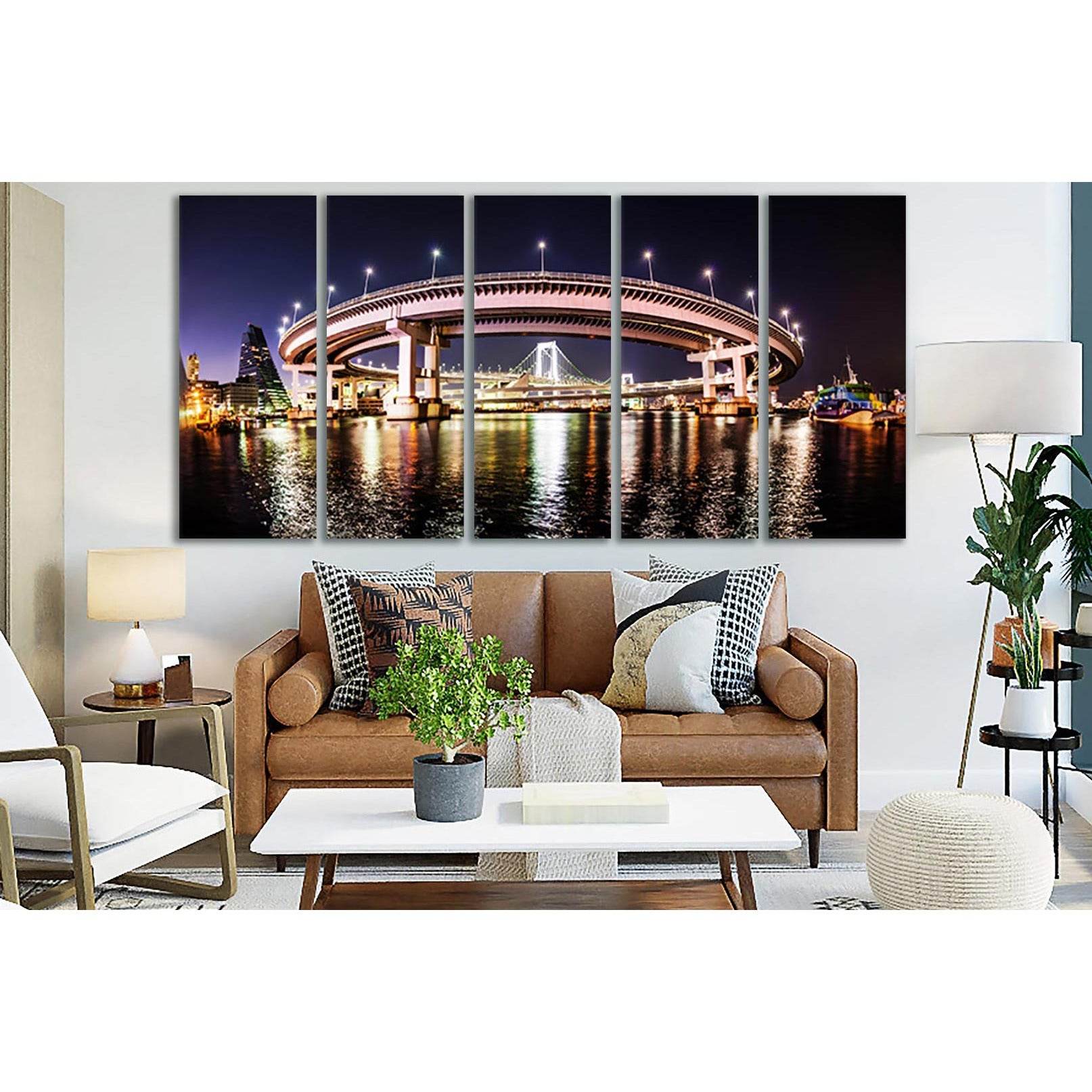 Japan Rainbow Bridge №SL1098 Ready to Hang Canvas PrintCanvas art arrives ready to hang, with hanging accessories included and no additional framing required. Every canvas print is hand-crafted, made on-demand at our workshop and expertly stretched around