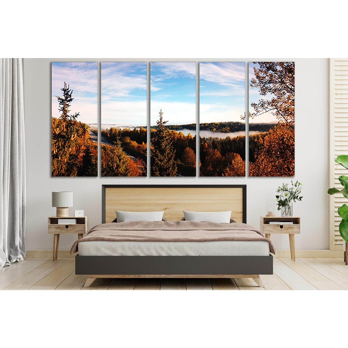 Panorama On Autumn Forest №SL645 Ready to Hang Canvas PrintCanvas art arrives ready to hang, with hanging accessories included and no additional framing required. Every canvas print is hand-crafted, made on-demand at our workshop and expertly stretched ar