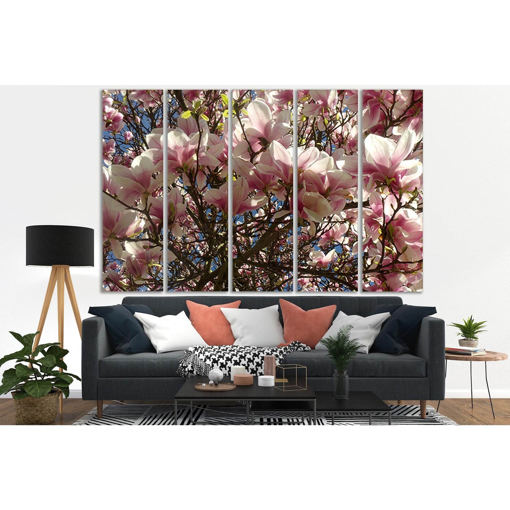 Beautiful Magnolia Flowers №SL805 Ready to Hang Canvas PrintCanvas art arrives ready to hang, with hanging accessories included and no additional framing required. Every canvas print is hand-crafted, made on-demand at our workshop and expertly stretched a