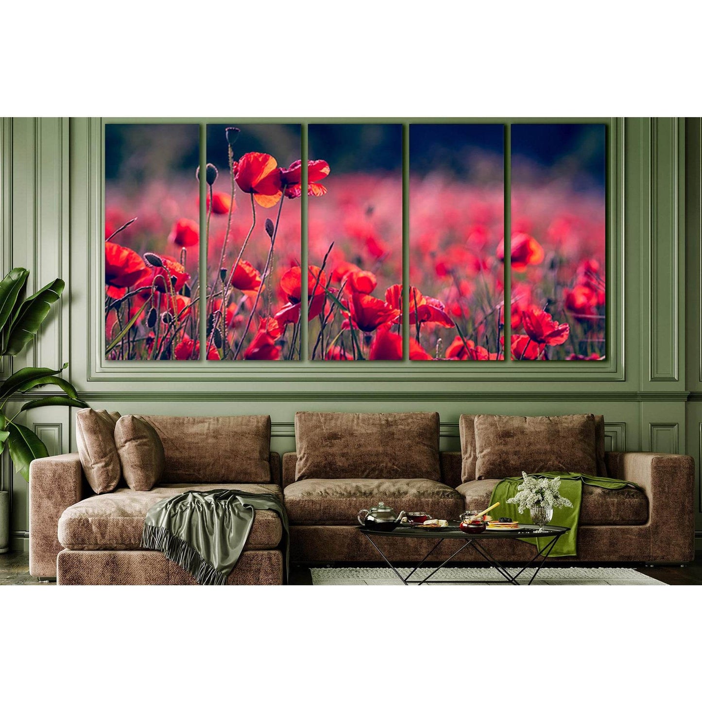 Beautiful Poppy Field №SL684 Ready to Hang Canvas PrintCanvas art arrives ready to hang, with hanging accessories included and no additional framing required. Every canvas print is hand-crafted, made on-demand at our workshop and expertly stretched around