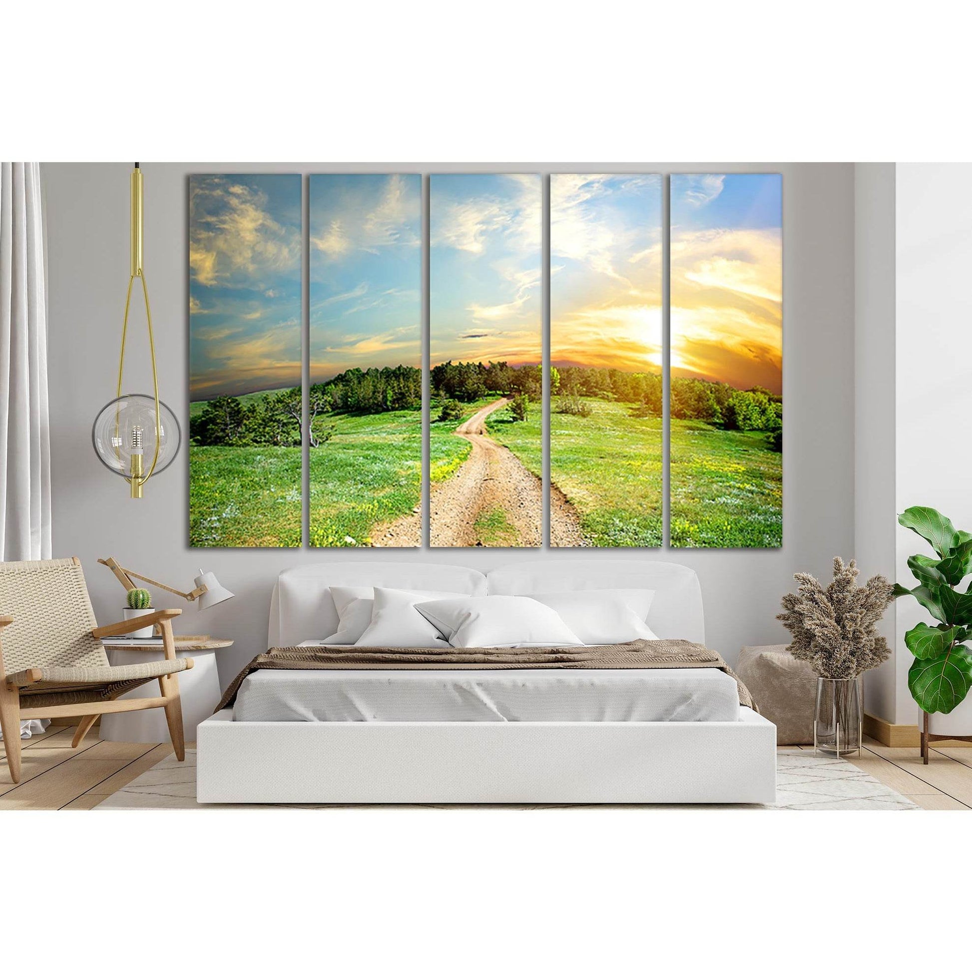 Path Among Trees At Sunset №SL820 Ready to Hang Canvas PrintCanvas art arrives ready to hang, with hanging accessories included and no additional framing required. Every canvas print is hand-crafted, made on-demand at our workshop and expertly stretched a