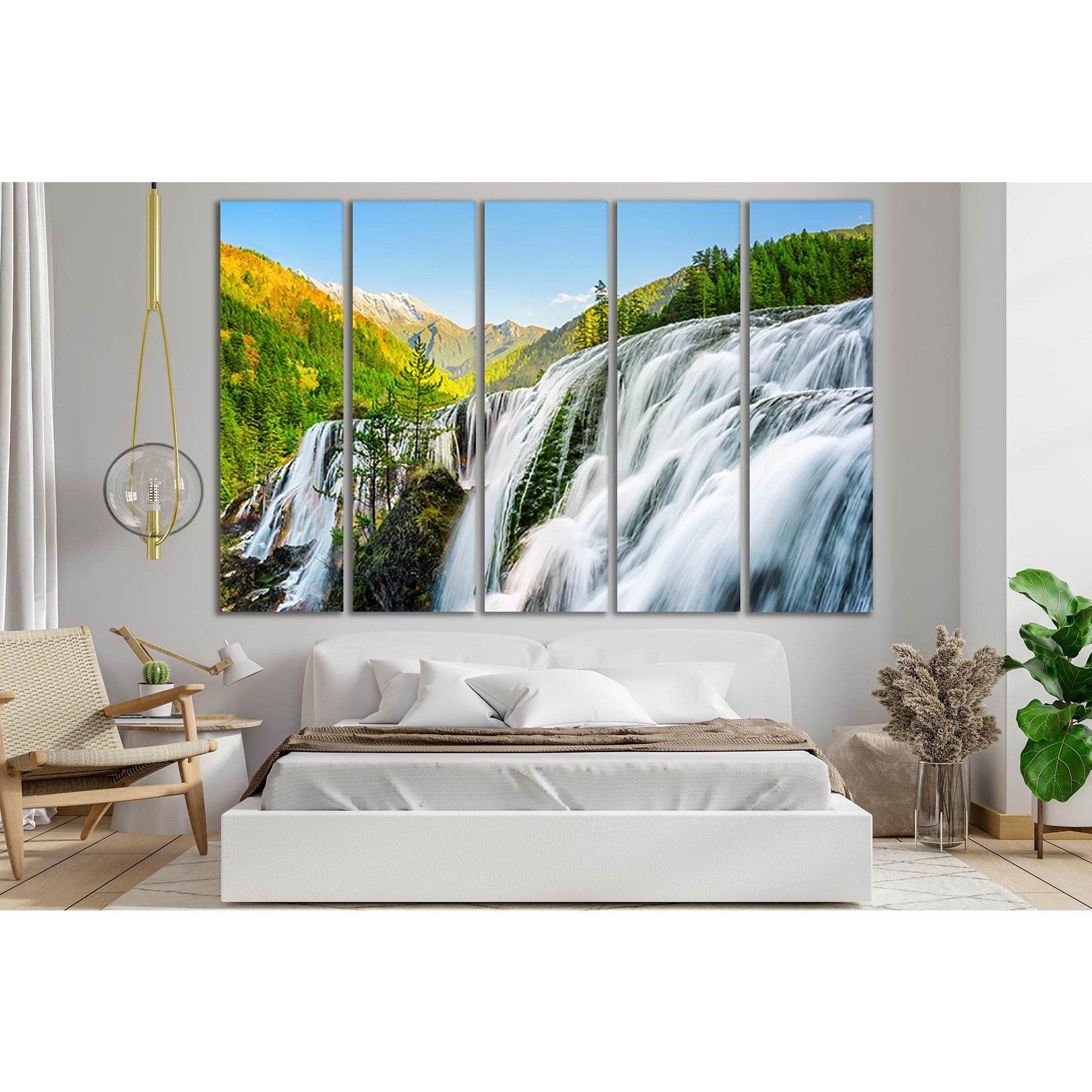 Pearl Shoals Waterfall №SL453 Ready to Hang Canvas PrintCanvas art arrives ready to hang, with hanging accessories included and no additional framing required. Every canvas print is hand-crafted, made on-demand at our workshop and expertly stretched aroun