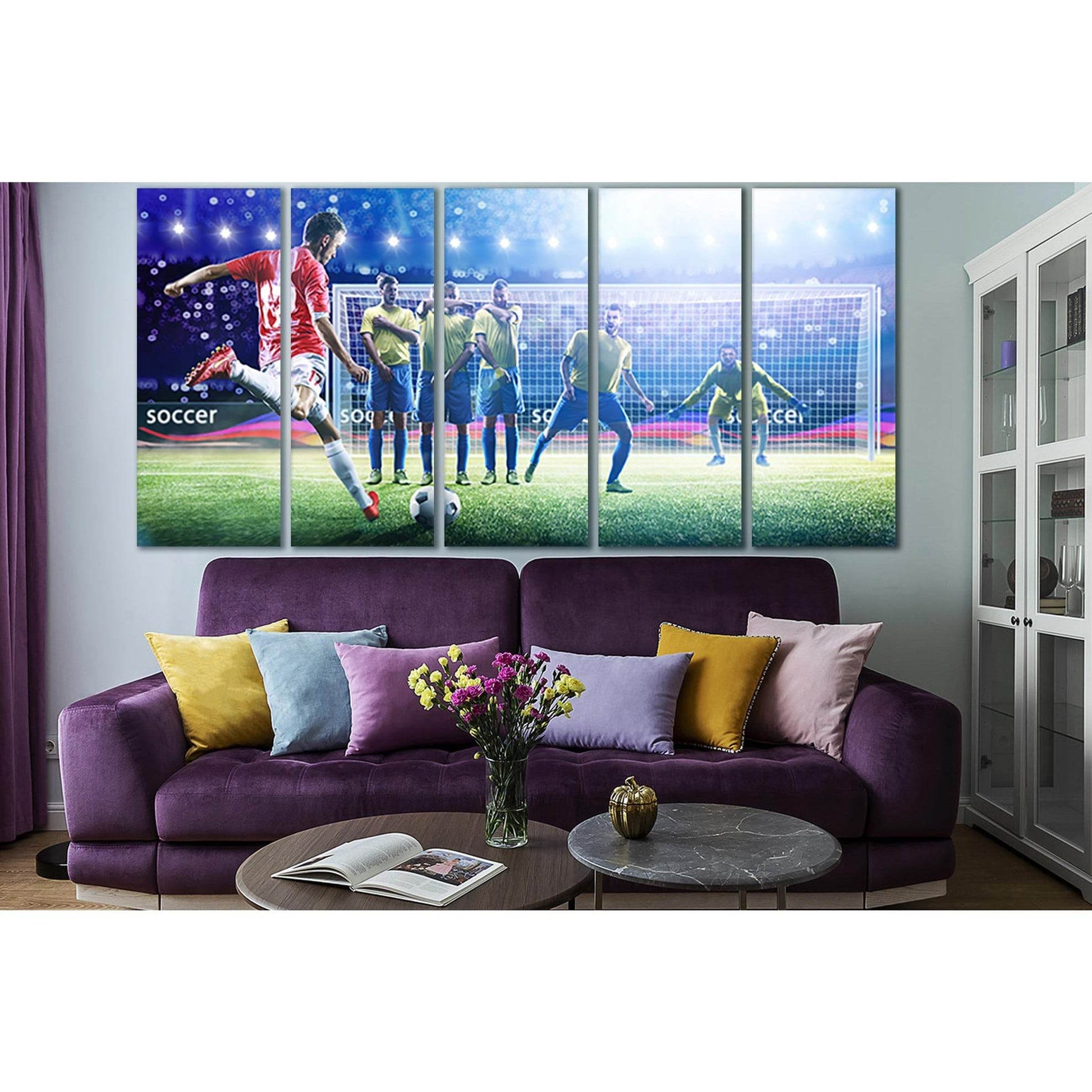 Penalty Football Addictive Moment №SL929 Ready to Hang Canvas PrintCanvas art arrives ready to hang, with hanging accessories included and no additional framing required. Every canvas print is hand-crafted, made on-demand at our workshop and expertly stre