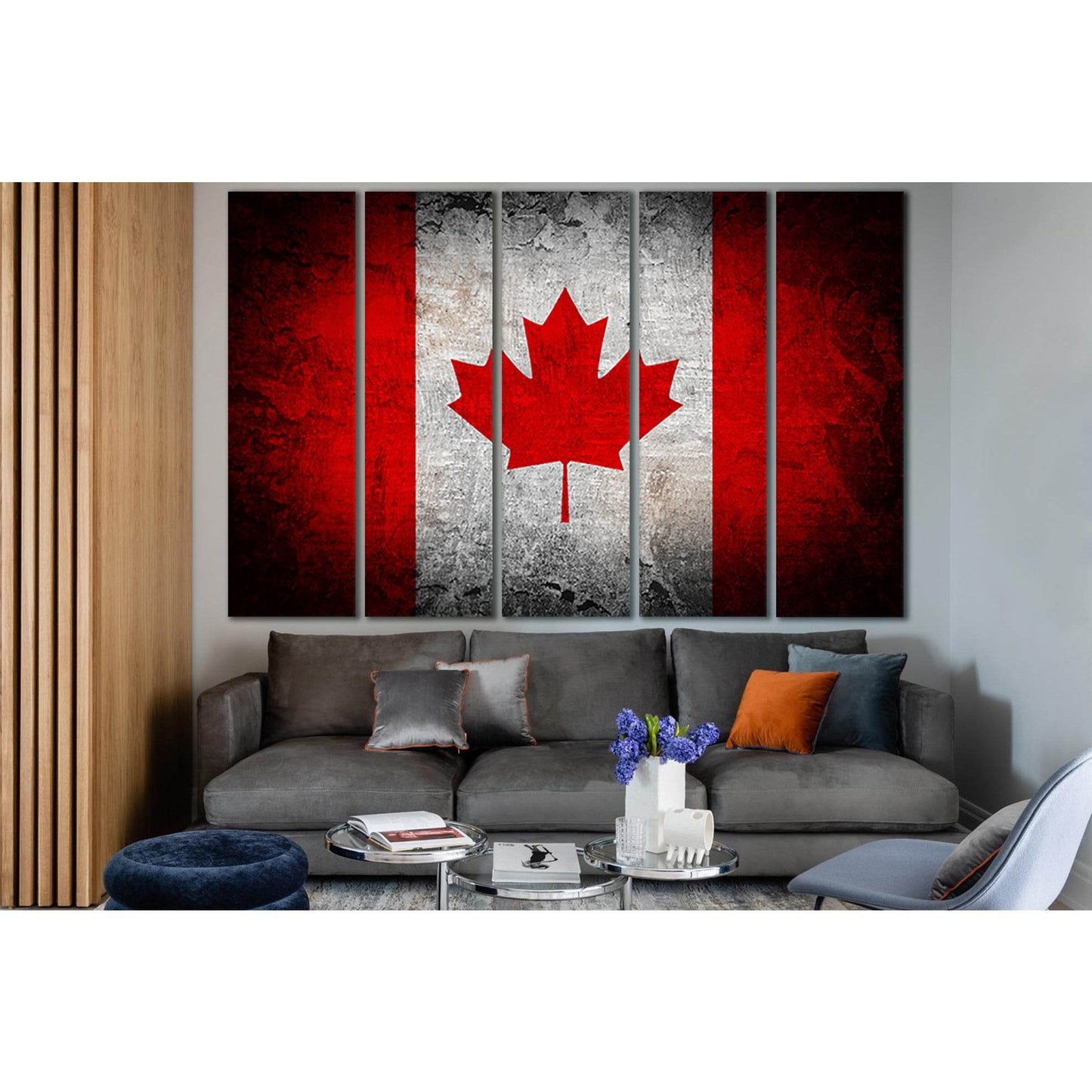 Canada Flag On Grunge Background №SL1185 Ready to Hang Canvas PrintCanvas art arrives ready to hang, with hanging accessories included and no additional framing required. Every canvas print is hand-crafted, made on-demand at our workshop and expertly stre