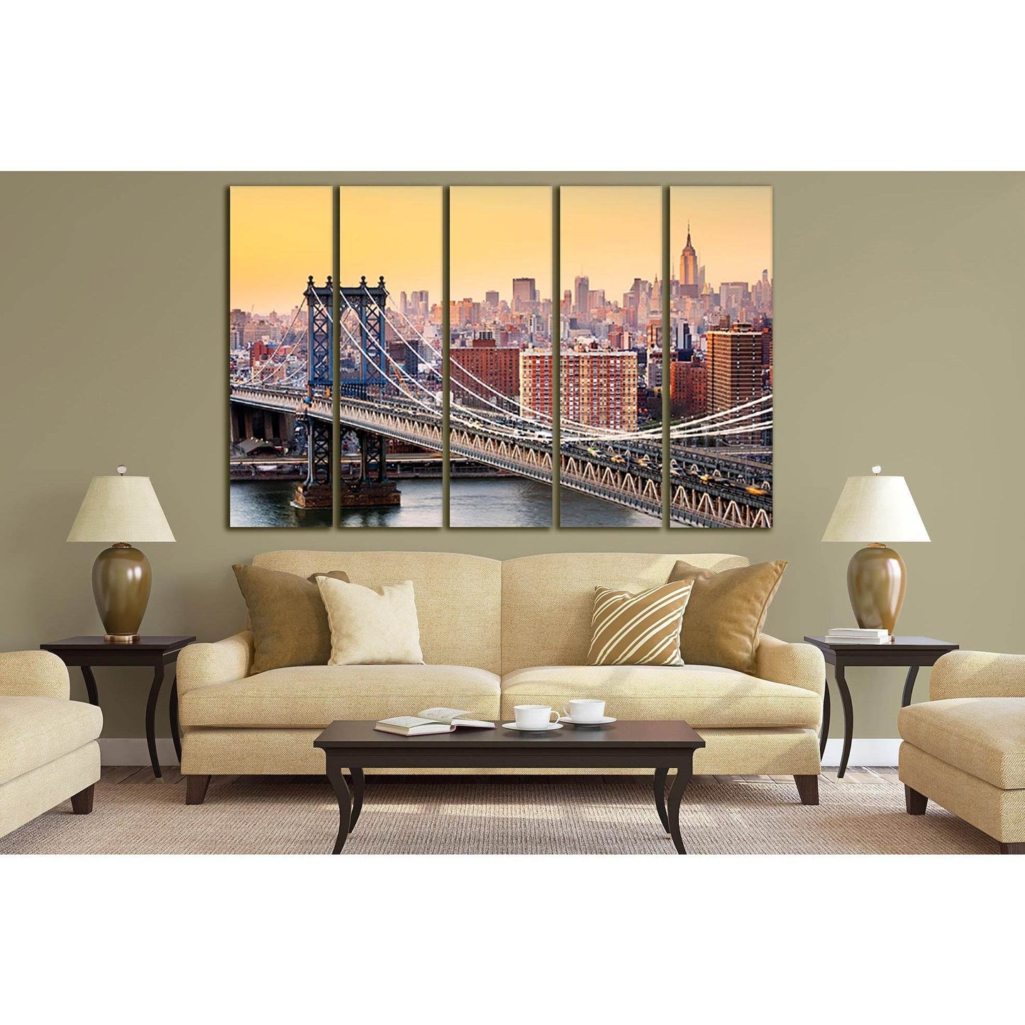 Brooklyn Bridge New York Manhattan №SL310 Ready to Hang Canvas PrintCanvas art arrives ready to hang, with hanging accessories included and no additional framing required. Every canvas print is hand-crafted, made on-demand at our workshop and expertly str