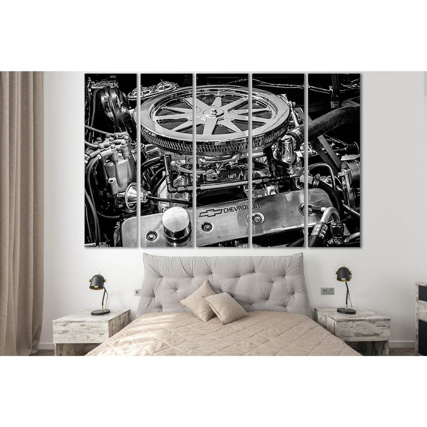 Engine Of Sports Car Chevrolet №SL762 Ready to Hang Canvas PrintCanvas art arrives ready to hang, with hanging accessories included and no additional framing required. Every canvas print is hand-crafted, made on-demand at our workshop and expertly stretch