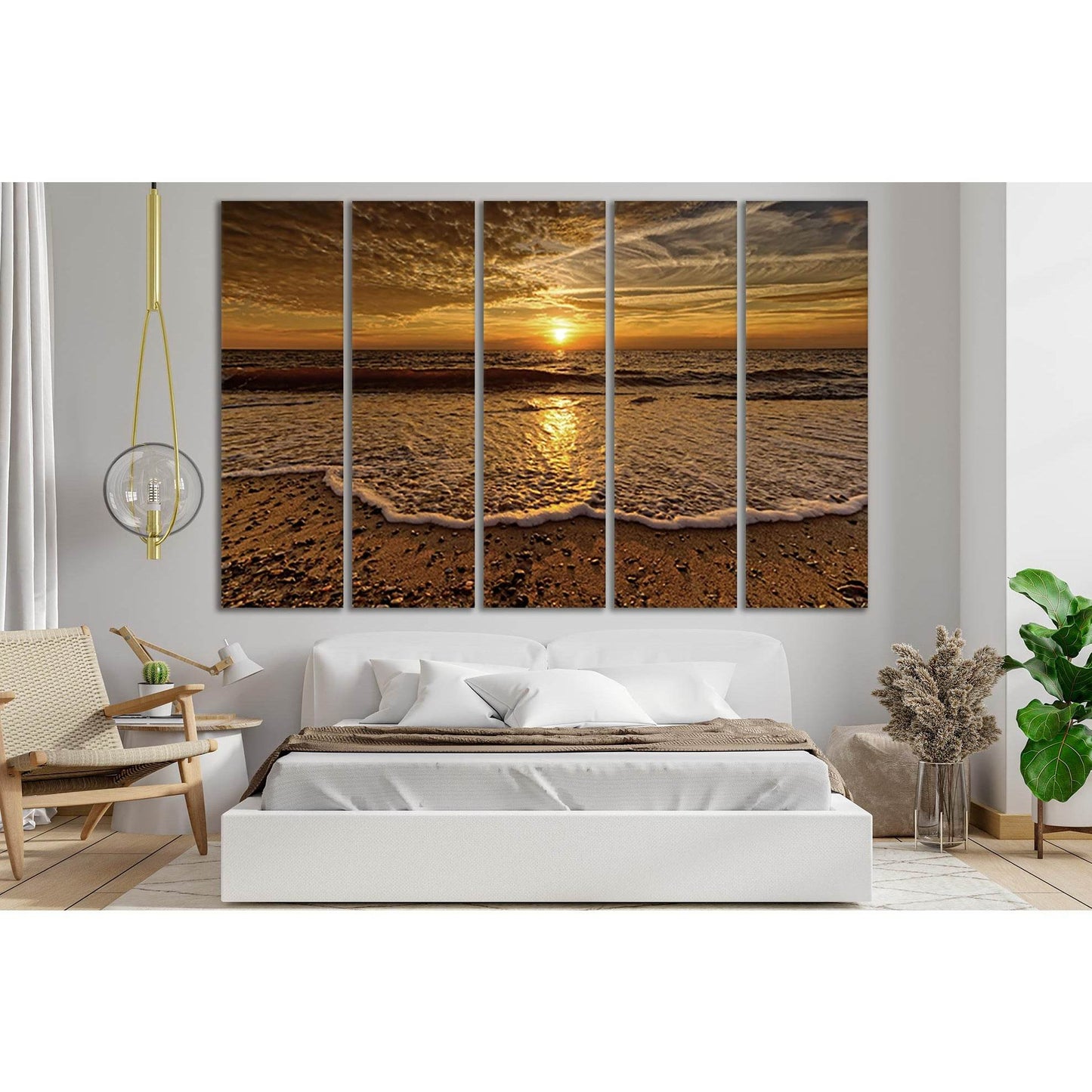 Unearthly Sea Sunset №SL111 Ready to Hang Canvas PrintCanvas art arrives ready to hang, with hanging accessories included and no additional framing required. Every canvas print is hand-crafted, made on-demand at our workshop and expertly stretched around