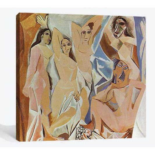 Pablo Picasso, Les Demoiselles d'Avignon - Ready to Hang Canvas PrintCanvas art arrives ready to hang, with hanging accessories included and no additional framing required. Every canvas print is hand-crafted, made on-demand at our workshop and expertly st