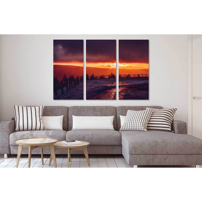 Winter sunset in the forest №D2032 Ready to Hang Canvas PrintCanvas art arrives ready to hang, with hanging accessories included and no additional framing required. Every canvas print is hand-crafted, made on-demand at our workshop and expertly stretched