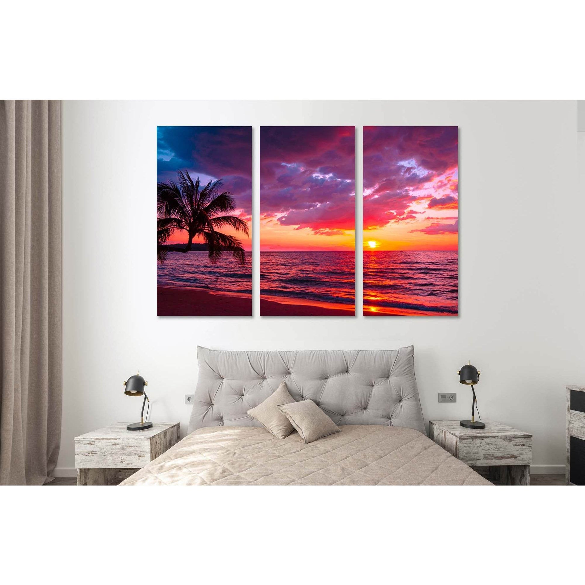 Beautiful sunset №D2088 Ready to Hang Canvas PrintCanvas art arrives ready to hang, with hanging accessories included and no additional framing required. Every canvas print is hand-crafted, made on-demand at our workshop and expertly stretched around 100%