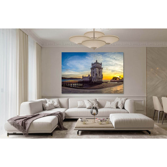 Belem tower №D1219 Ready to Hang Canvas PrintCanvas art arrives ready to hang, with hanging accessories included and no additional framing required. Every canvas print is hand-crafted, made on-demand at our workshop and expertly stretched around 100% Nort